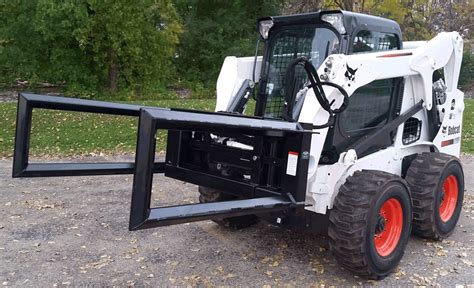 skid steer hay bale attachment